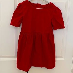 Red corduroy dress Gap size S